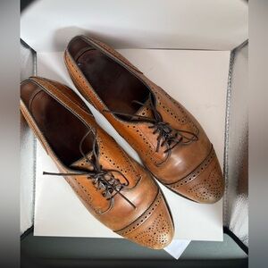 Allen Edmonds Tan Leather Oxfords